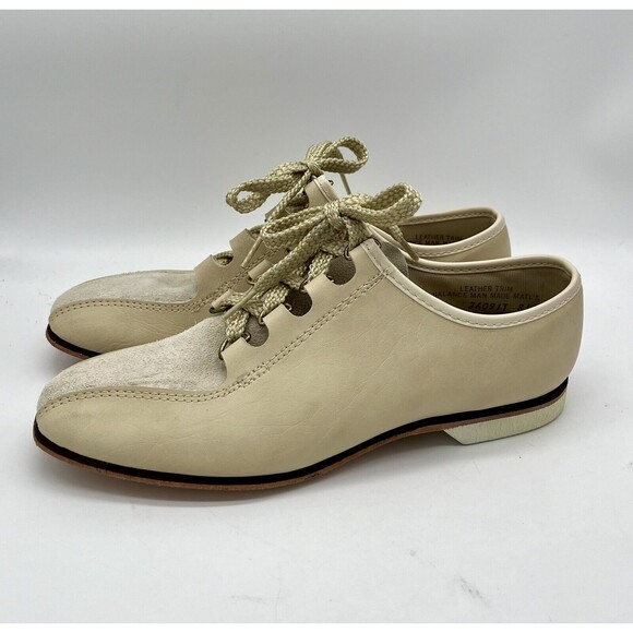 Vintage Circle Of Comfort Endicott Johnson Womens Leather Bowling Shoes 7 - Picture 1 of 8